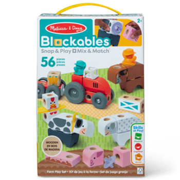 Productfoto van Melissa  Doug Blockables Boerderij speelset